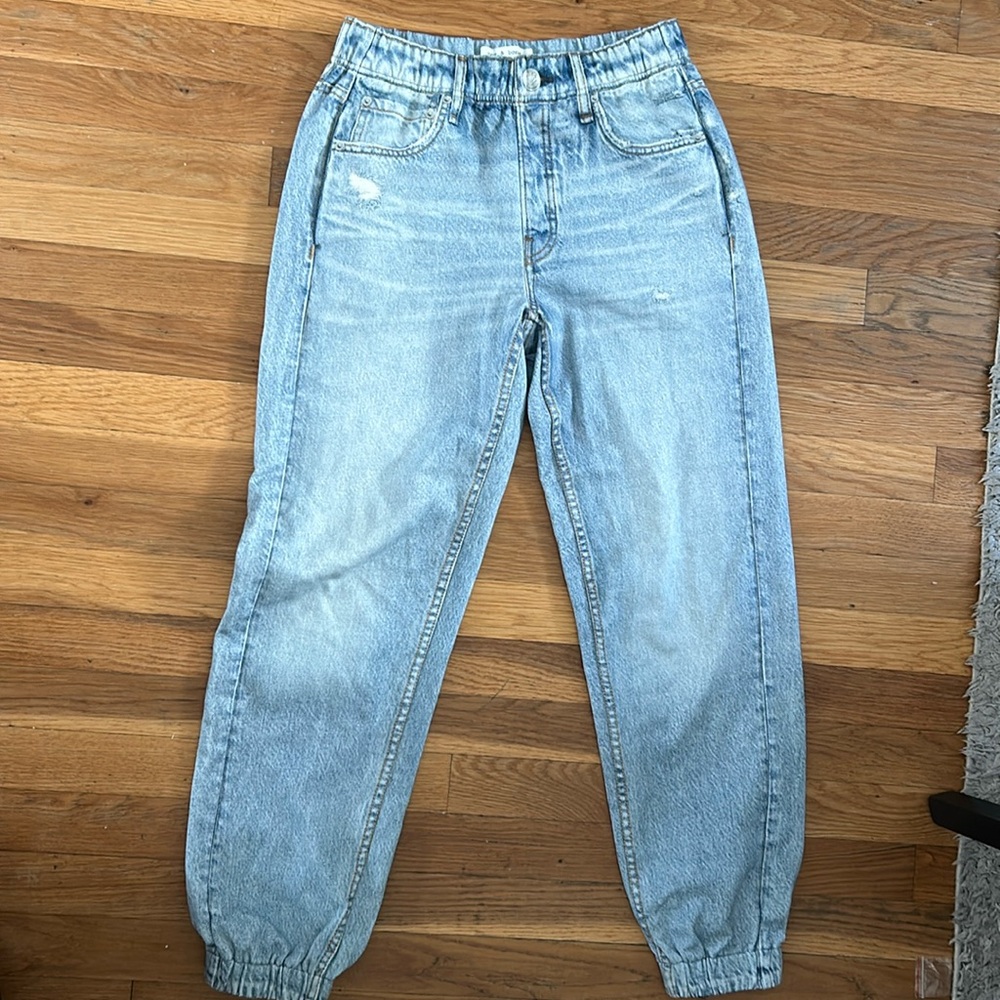 Rag and bone joggers light denim color